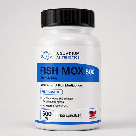 Fish Mox 500mg - 100 Capsules