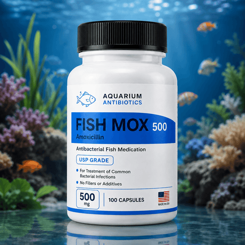 Fish Mox 500mg - 100 Capsules