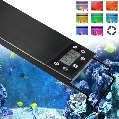 Full Spectrum 24/7 Aquarium LED Light — 30–60 cm Tanks