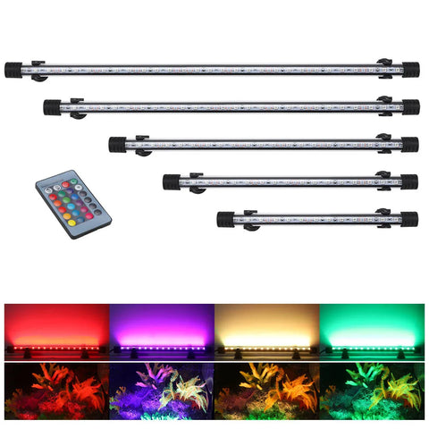 Remote-Control Color-Changing Aquarium LED Clip Light